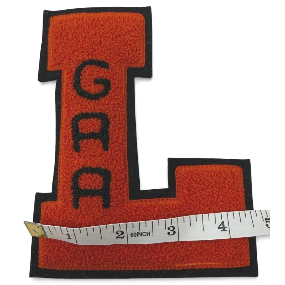 Vintage  Letterman Patch L GAA Pacific Athletic Co Whiting Los Angeles Deadstock